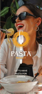 Menu board pasta photo