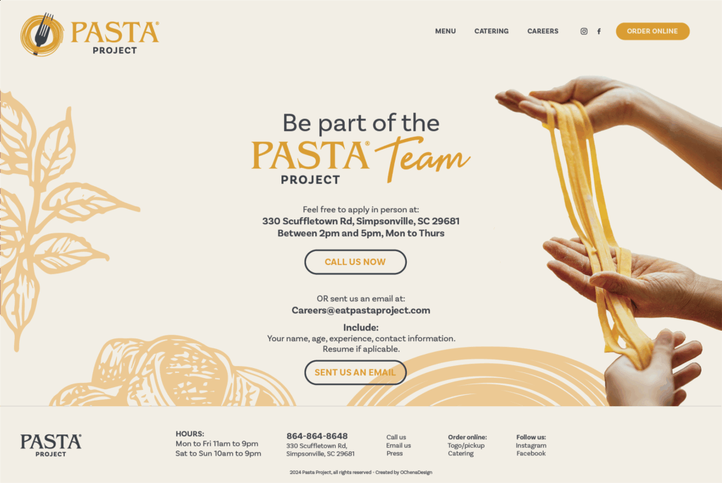 be part of the team website